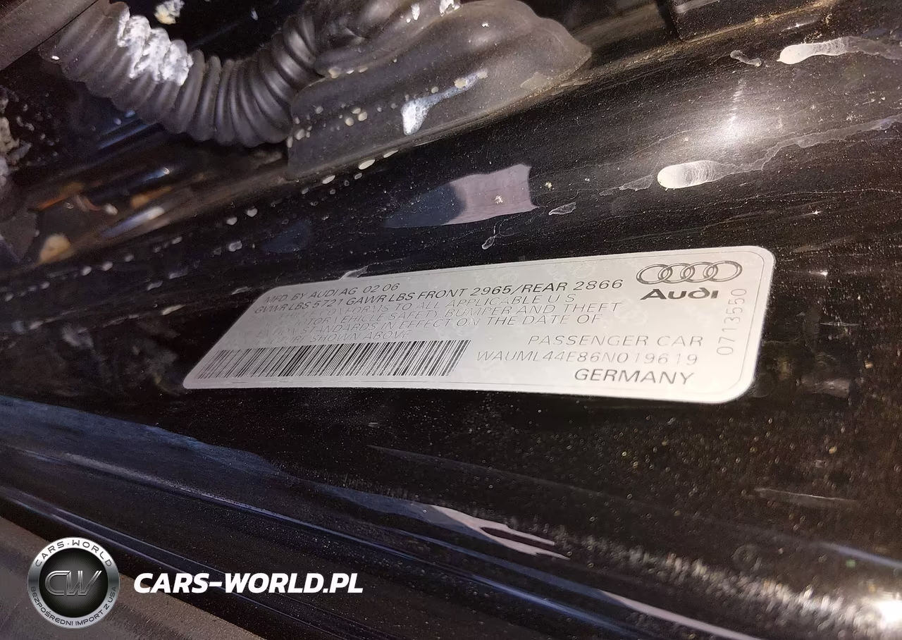 2006 Audi A8 L 4.2 VIN:WAUML44E86N019619 - 9