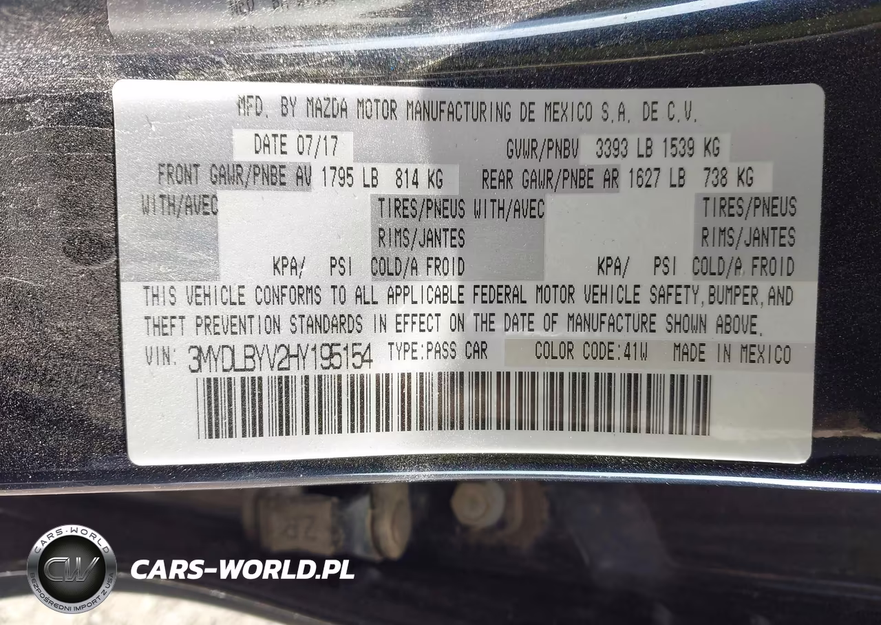 2017 Toyota Yaris Ia VIN:3MYDLBYV2HY195154 - 9