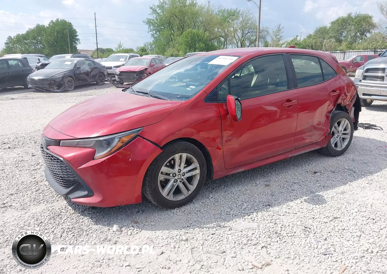 2019 Toyota Corolla Se VIN:JTNK4RBE8K3009276 - 2