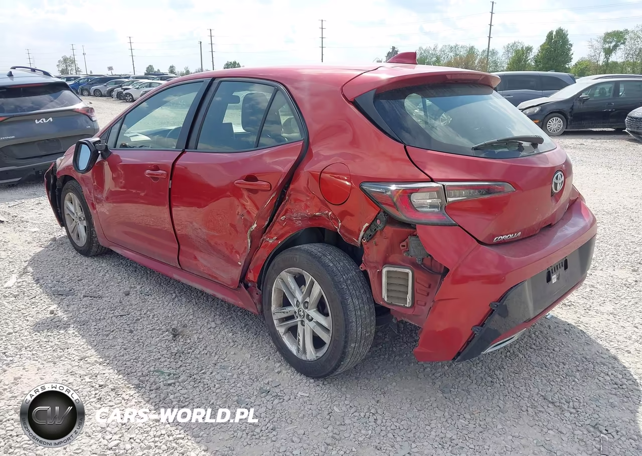 2019 Toyota Corolla Se VIN:JTNK4RBE8K3009276 - 3