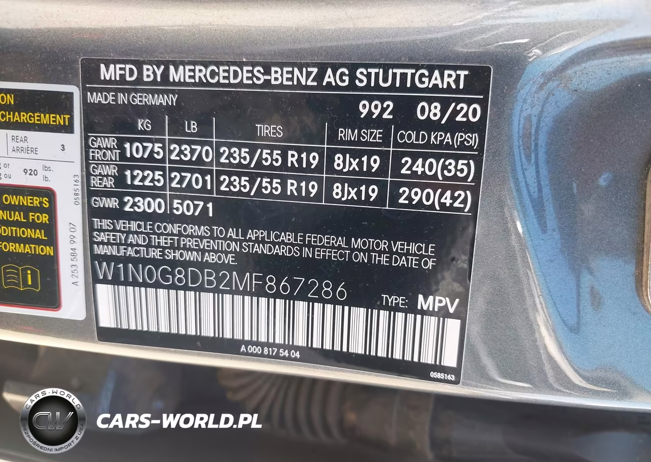 2021 Mercedes-Benz Glc 300 Suv VIN:W1N0G8DB2MF867286 - 9