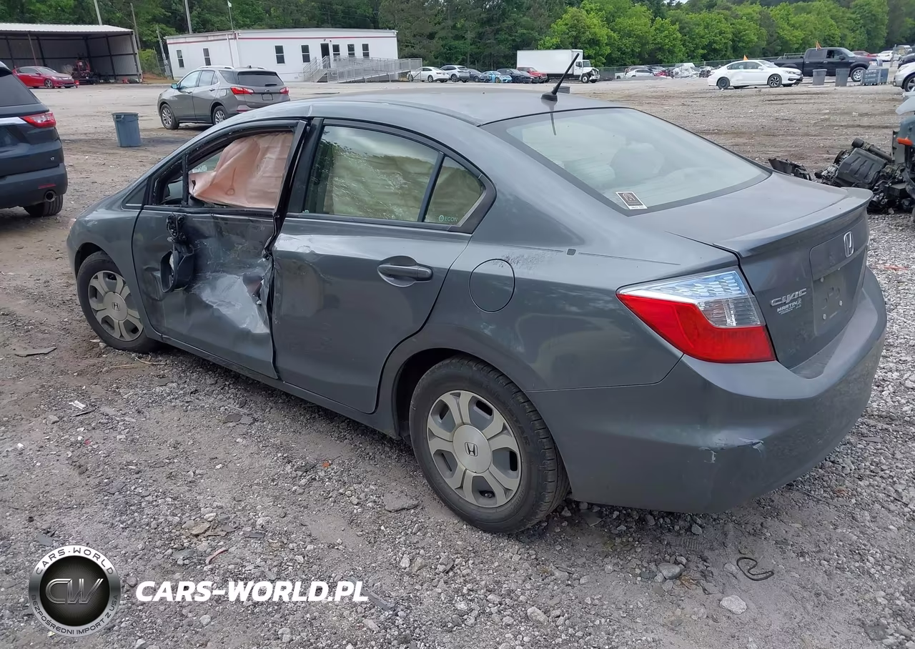 2012 Honda Civic Hybrid VIN:JHMFB4F24CS007593 - 3