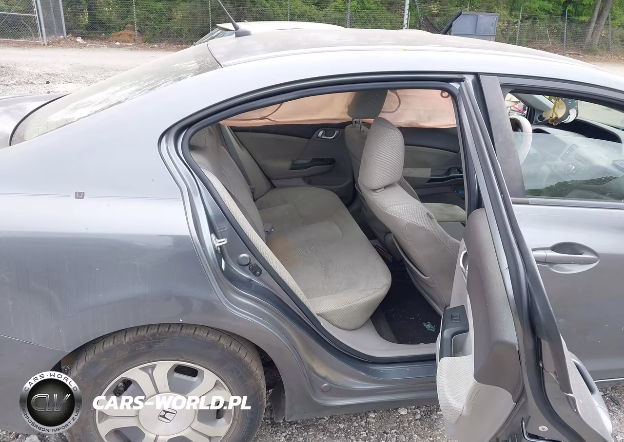 2012 Honda Civic Hybrid VIN:JHMFB4F24CS007593 - 8
