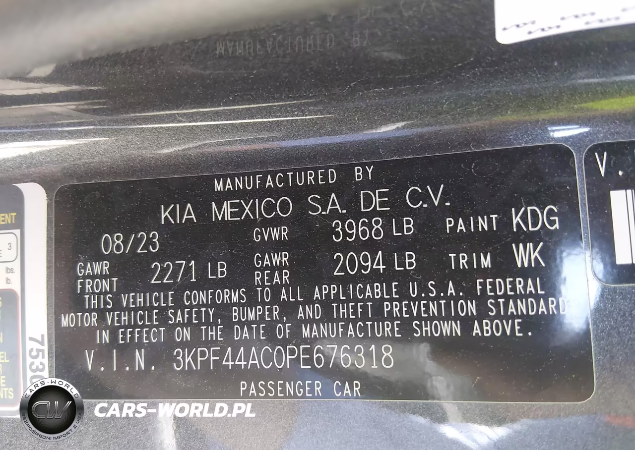 2023 Kia Forte Gt VIN:3KPF44AC0PE676318 - 9