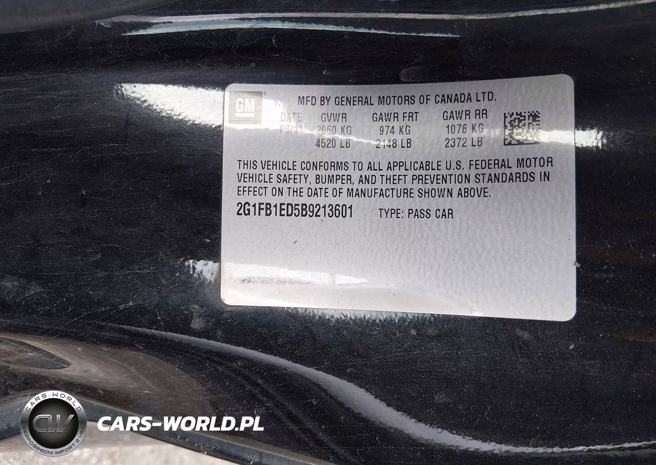 2011 Chevrolet Camaro 1Lt VIN:2G1FB1ED5B9213601 - 9