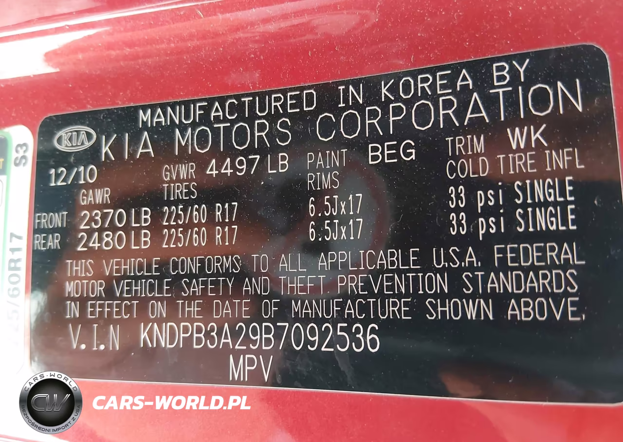 2011 Kia Sportage Lx VIN:KNDPB3A29B7092536 - 9