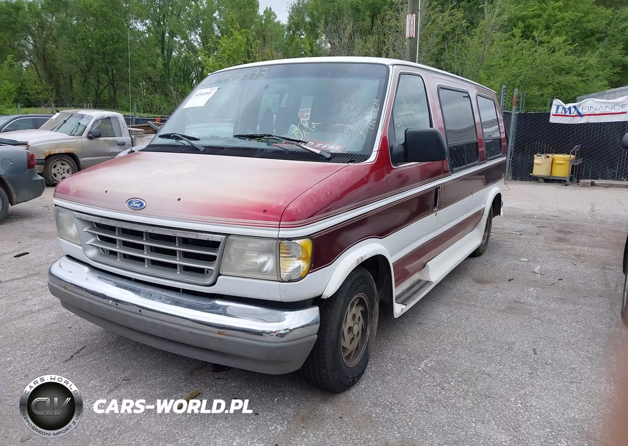 1993 Ford Econoline E150 Van VIN:1FDEE14H7PHB43080 - 2