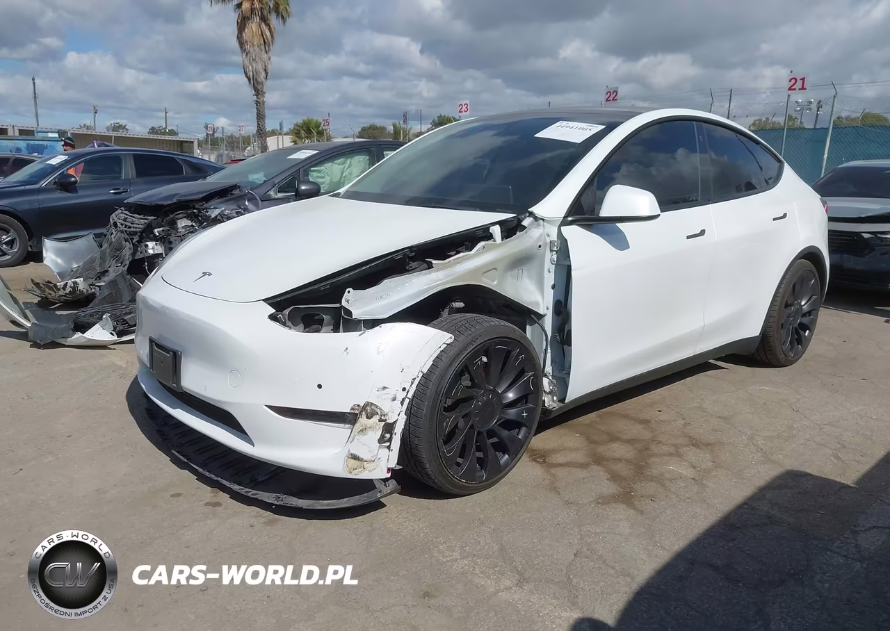 2022 Tesla Model Y Performance Dual Motor All-Wheel Drive VIN:7SAYGDEF4NF523875 - 2