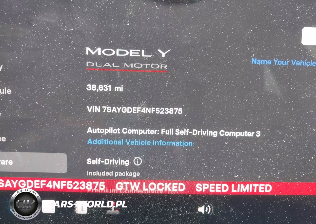 2022 Tesla Model Y Performance Dual Motor All-Wheel Drive VIN:7SAYGDEF4NF523875 - 7