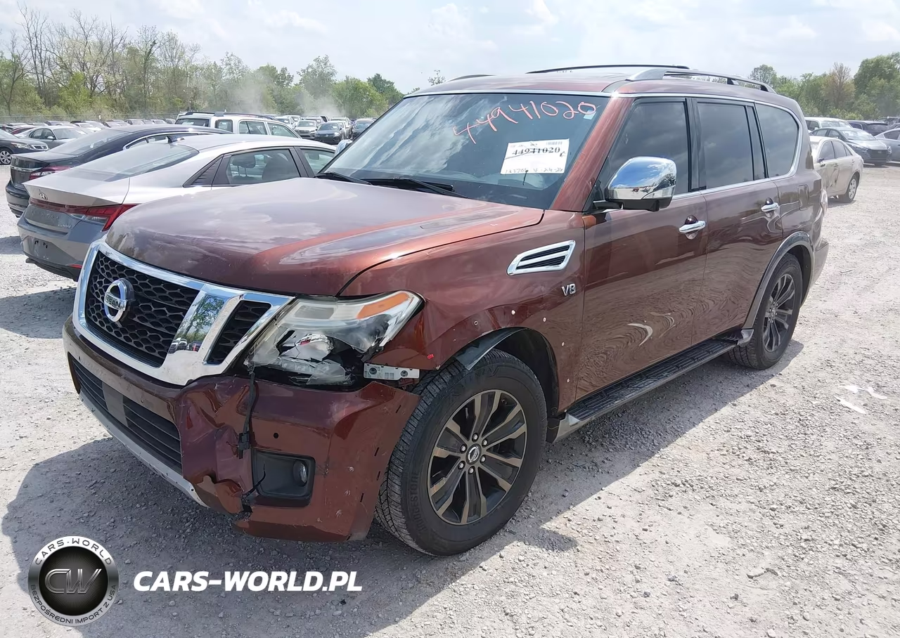 2017 Nissan Armada Platinum VIN:JN8AY2NE7H9705712 - 2