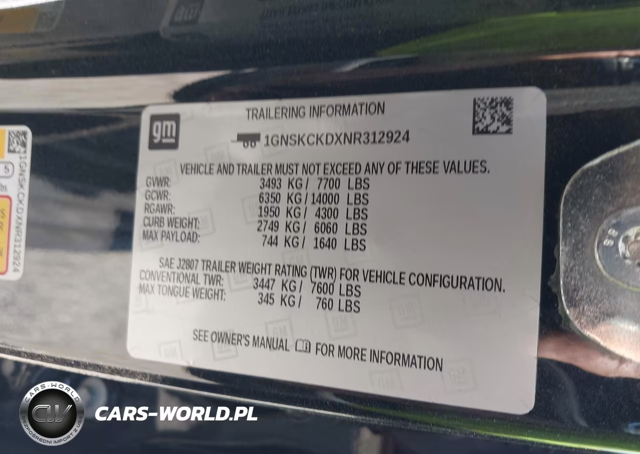 2022 Chevrolet Suburban 4Wd Lt VIN:1GNSKCKDXNR312924 - 9