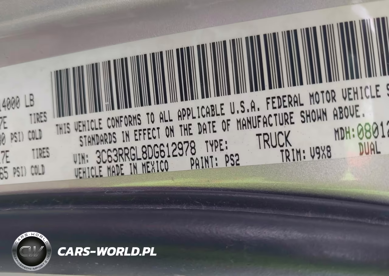 2013 Ram 3500 Tradesman VIN:3C63RRGL8DG612978 - 8