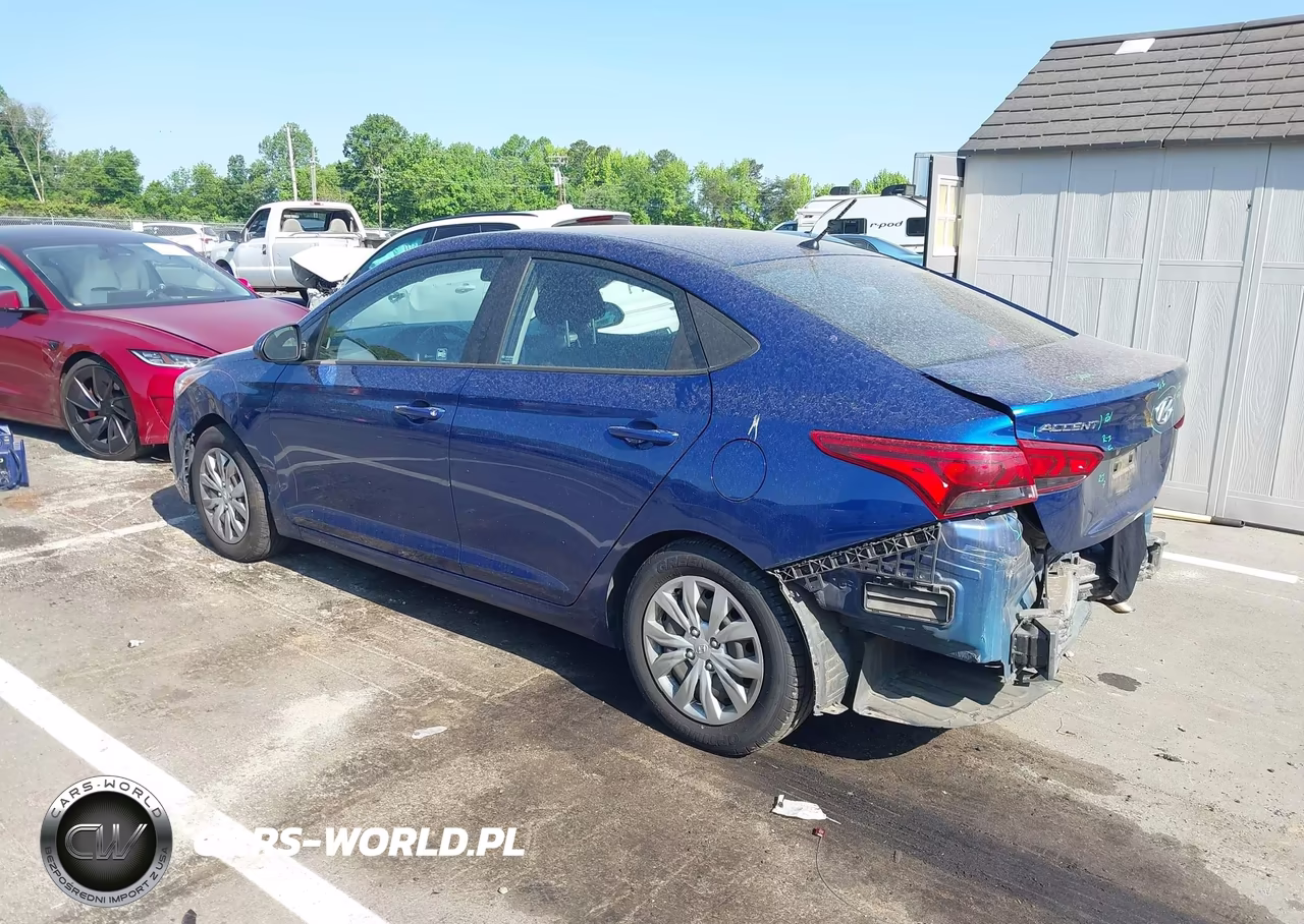 2021 Hyundai Accent Se VIN:3KPC24A62ME131963 - 3