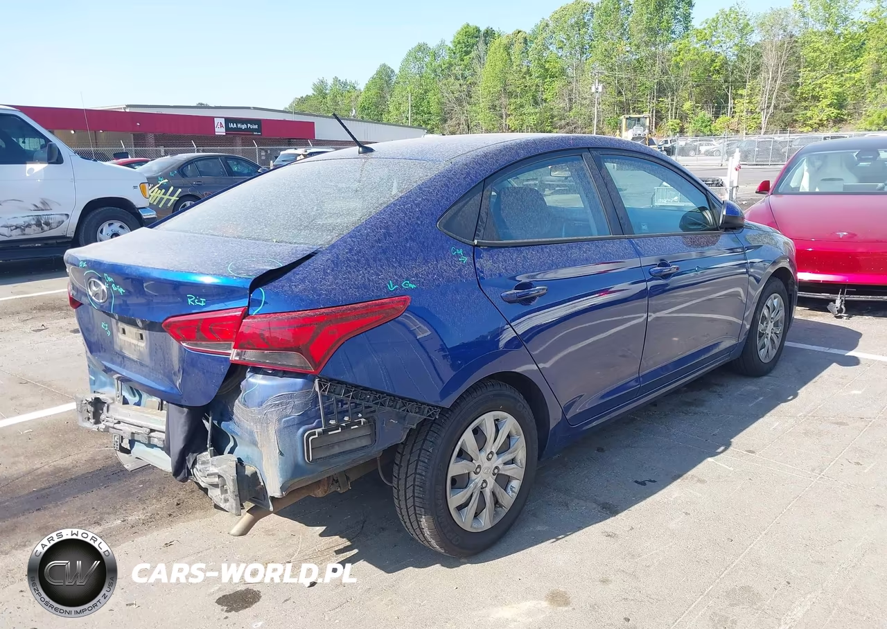2021 Hyundai Accent Se VIN:3KPC24A62ME131963 - 4