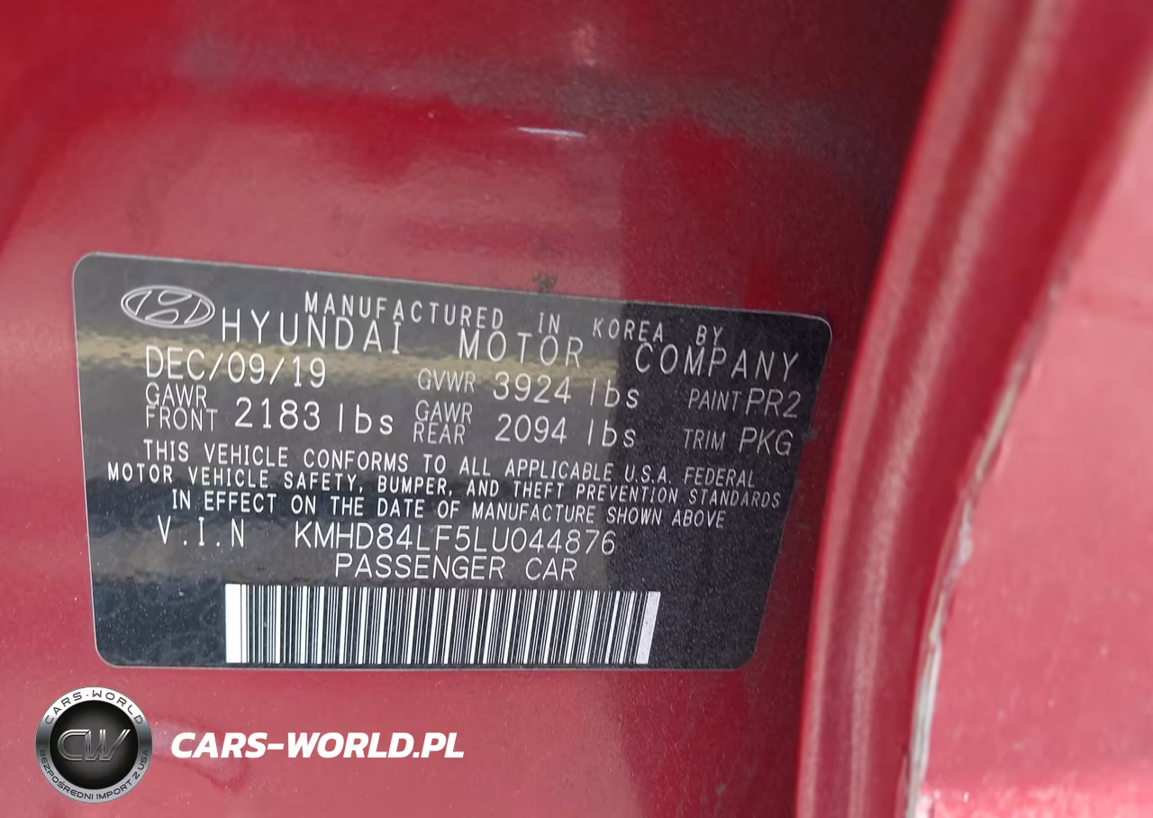 2020 Hyundai Elantra Sel VIN:KMHD84LF5LU044876 - 9