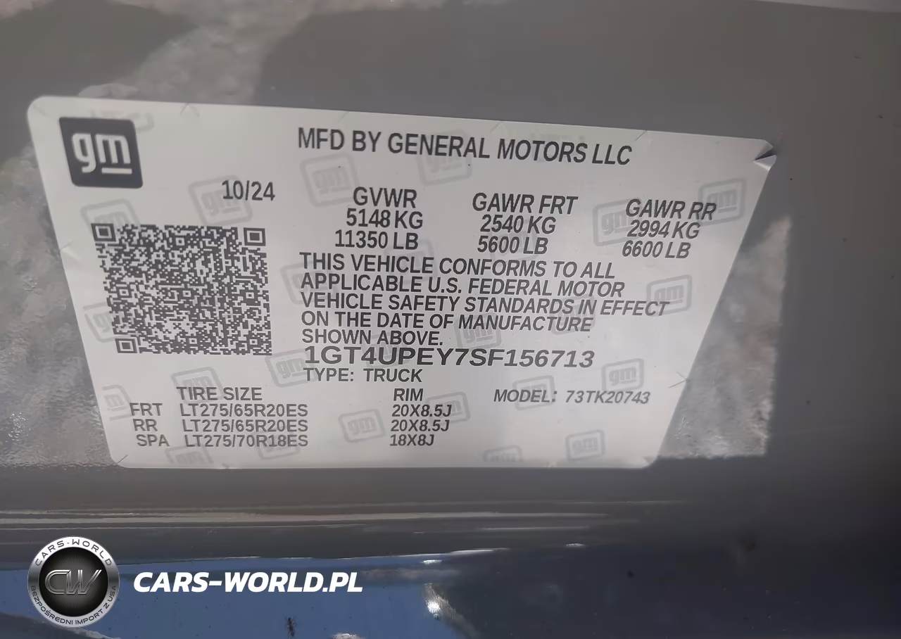 2025 GMC Sierra 2500Hd 4Wd Standard Bed At4 VIN:1GT4UPEY7SF156713 - 9