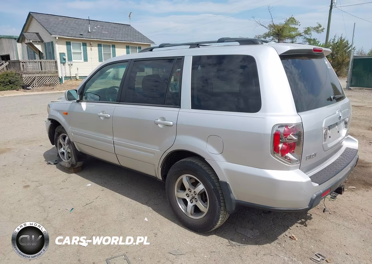 2007 Honda Pilot Ex-L VIN:5FNYF18597B006401 - 3