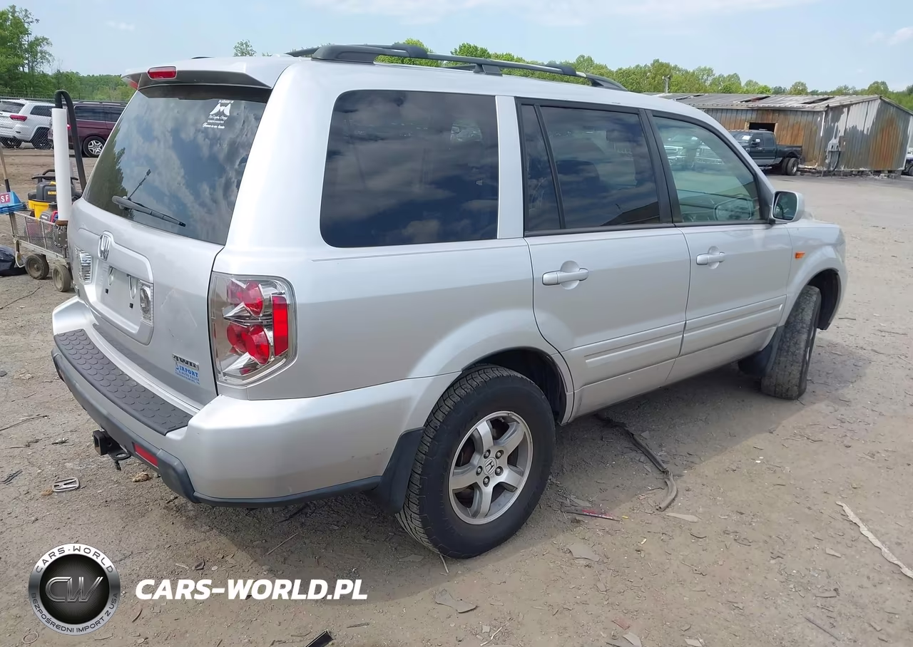 2007 Honda Pilot Ex-L VIN:5FNYF18597B006401 - 4