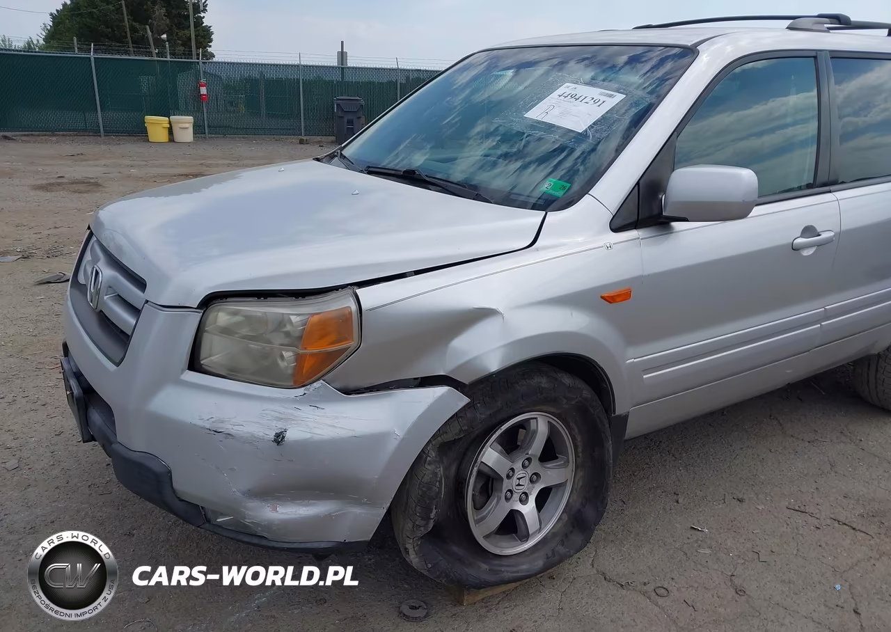 2007 Honda Pilot Ex-L VIN:5FNYF18597B006401 - 6