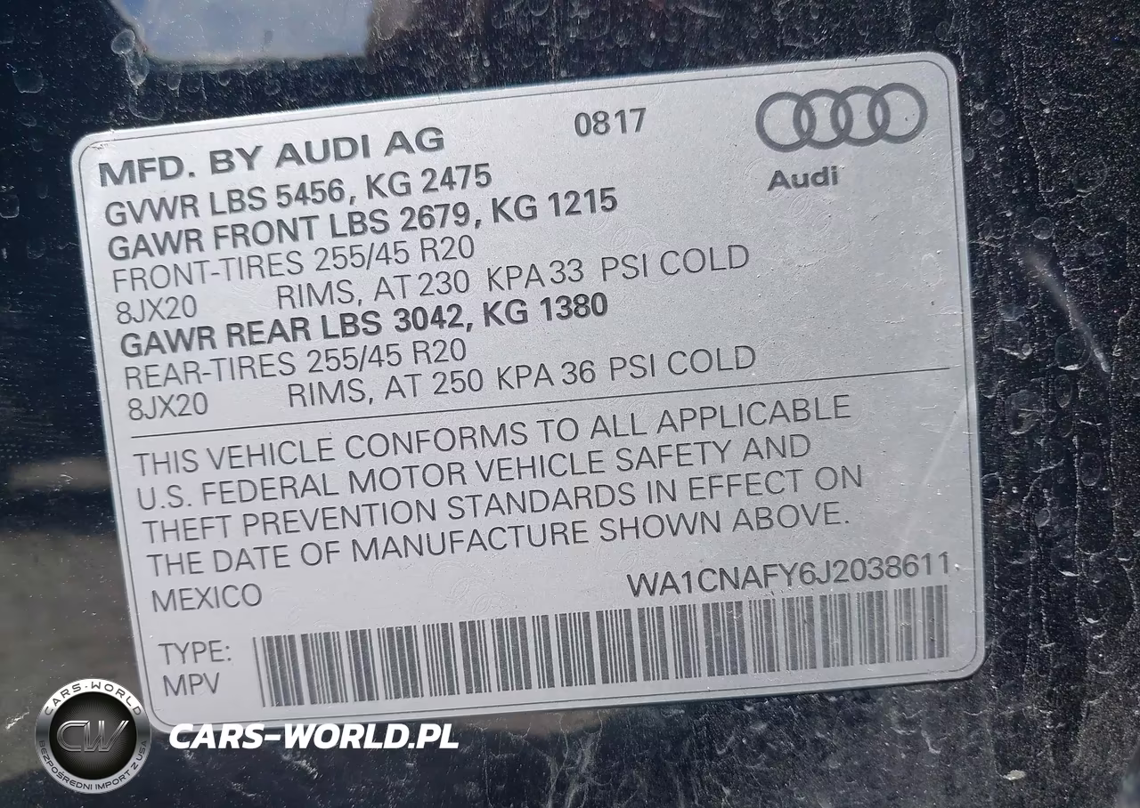 2018 Audi Q5 2.0T Premium-2.0T Tech Premium VIN:WA1CNAFY6J2038611 - 9
