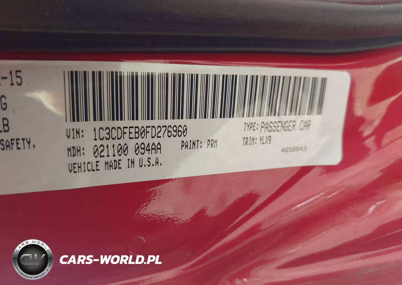 2015 Dodge Dart Gt VIN:1C3CDFEB0FD276960 - 9