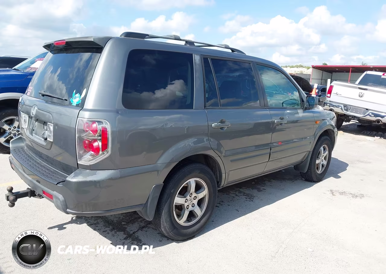 2007 Honda Pilot Ex-L VIN:5FNYF28787B010544 - 4