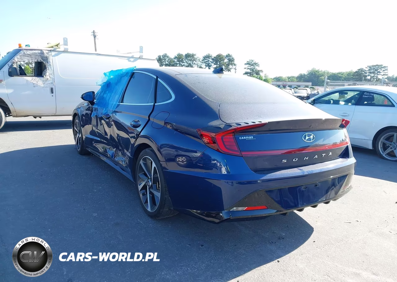 2021 Hyundai Sonata Sel Plus VIN:5NPEJ4J25MH122498 - 3