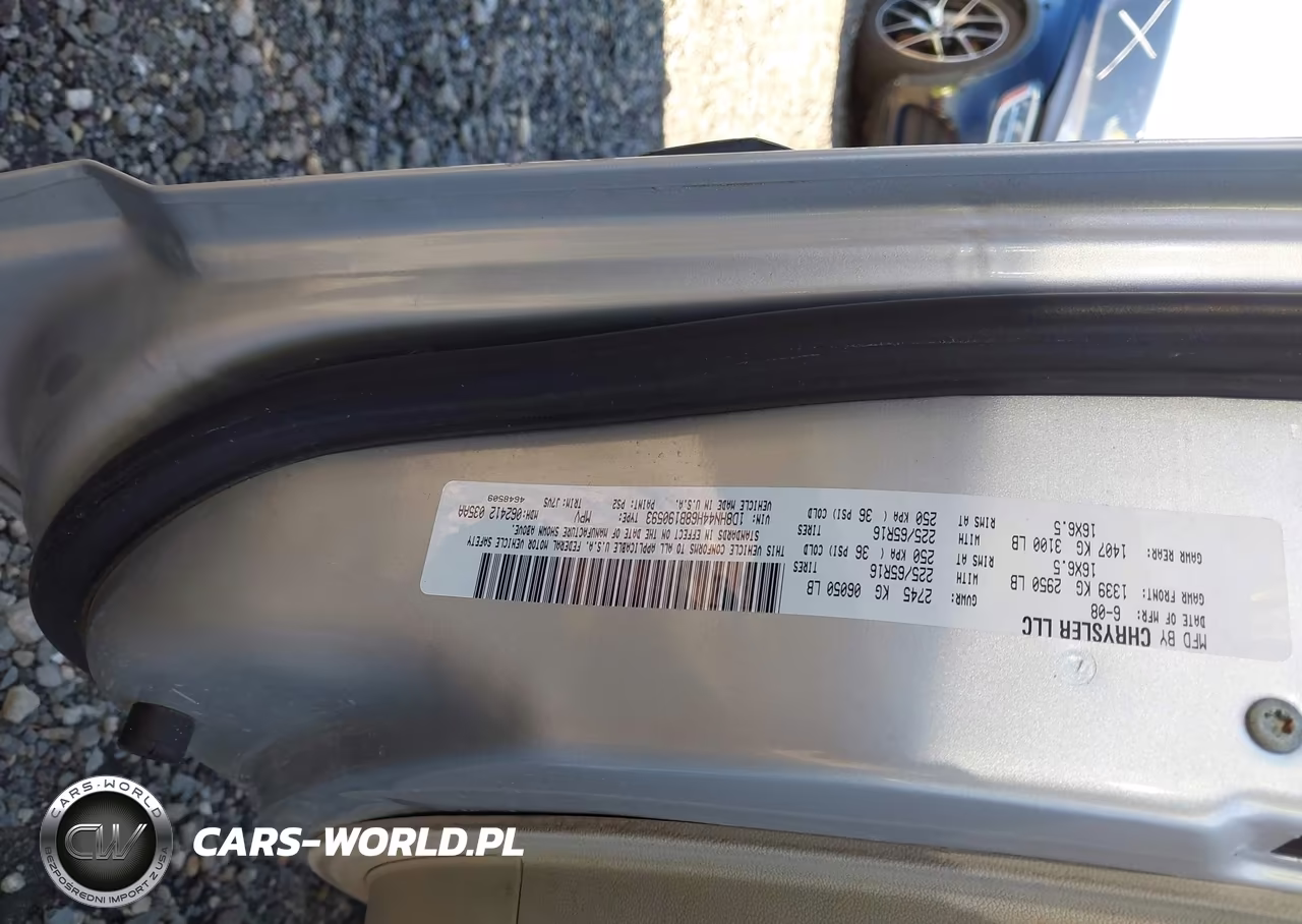 2008 Dodge Grand Caravan Se VIN:1D8HN44H68B190593 - 9