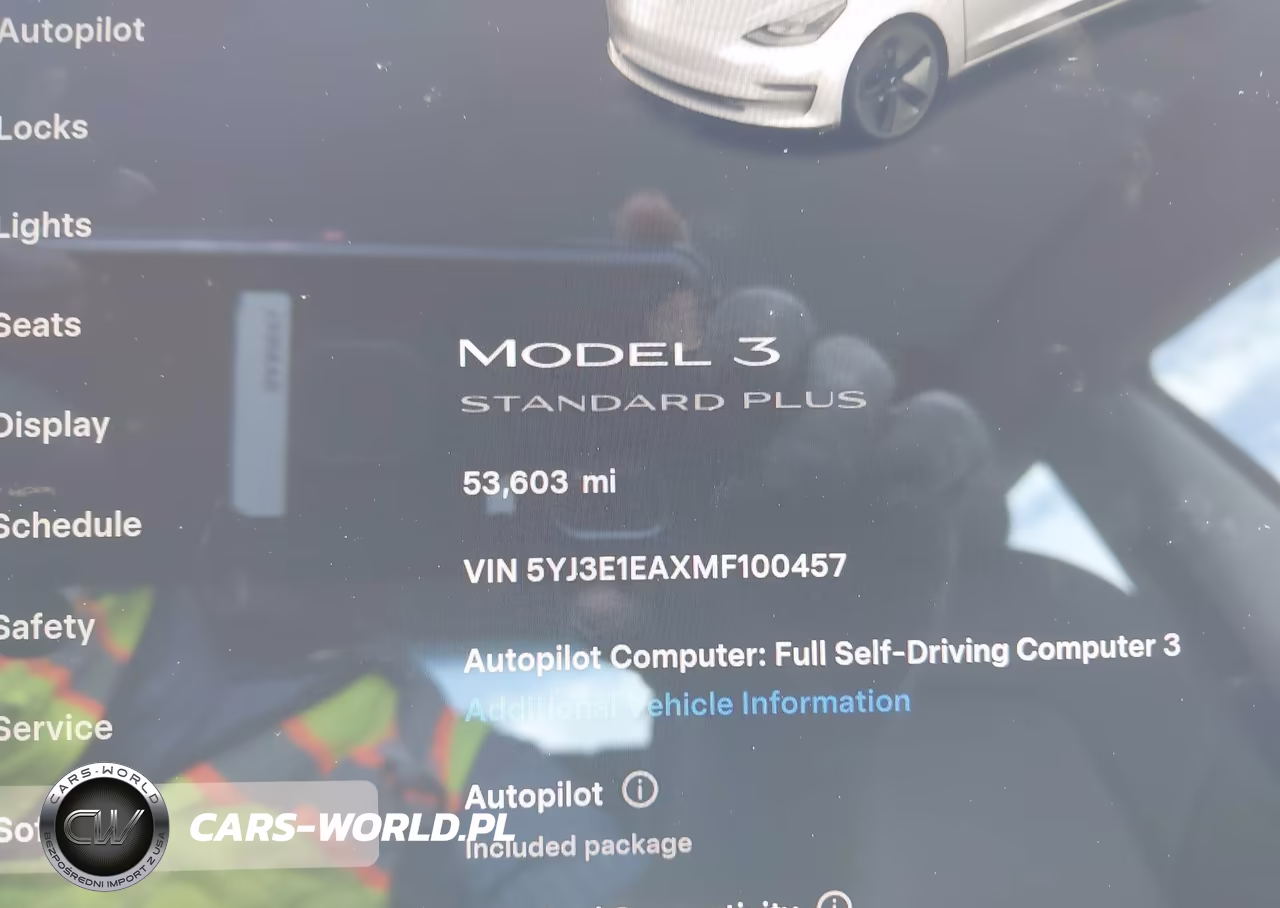 2021 Tesla Model 3 Standard Range Plus Rear-Wheel Drive VIN:5YJ3E1EAXMF100457 - 16