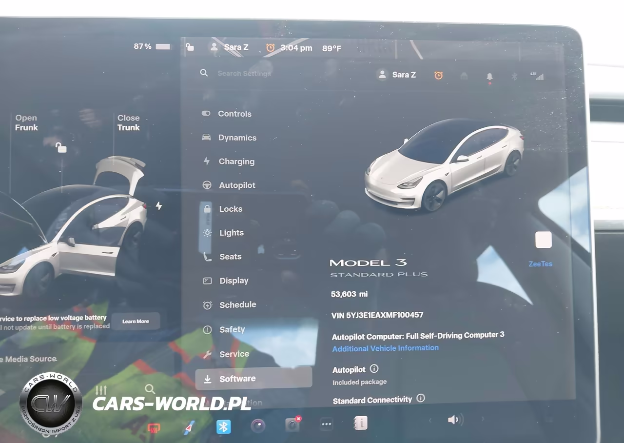 2021 Tesla Model 3 Standard Range Plus Rear-Wheel Drive VIN:5YJ3E1EAXMF100457 - 7