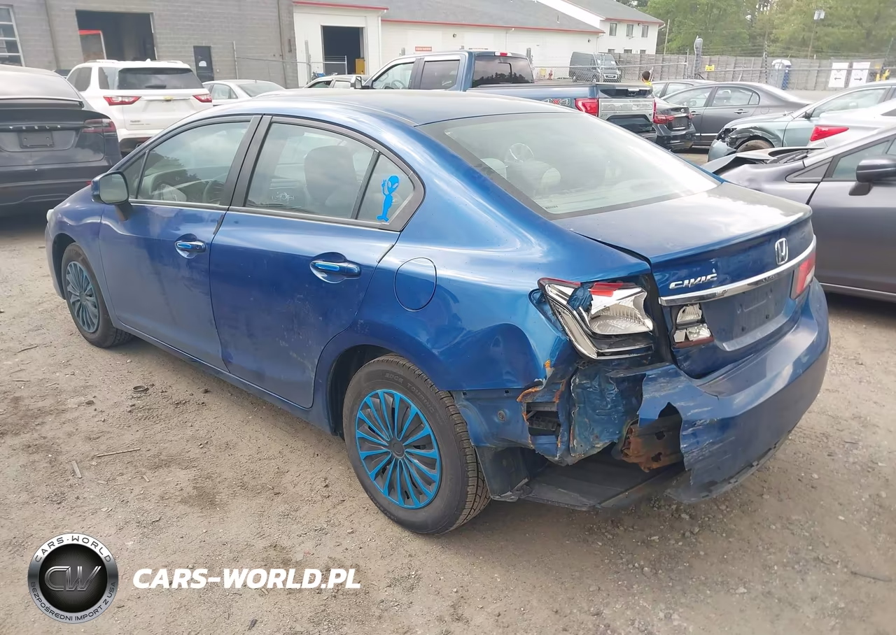 2013 Honda Civic Lx VIN:2HGFB2F57DH577422 - 3