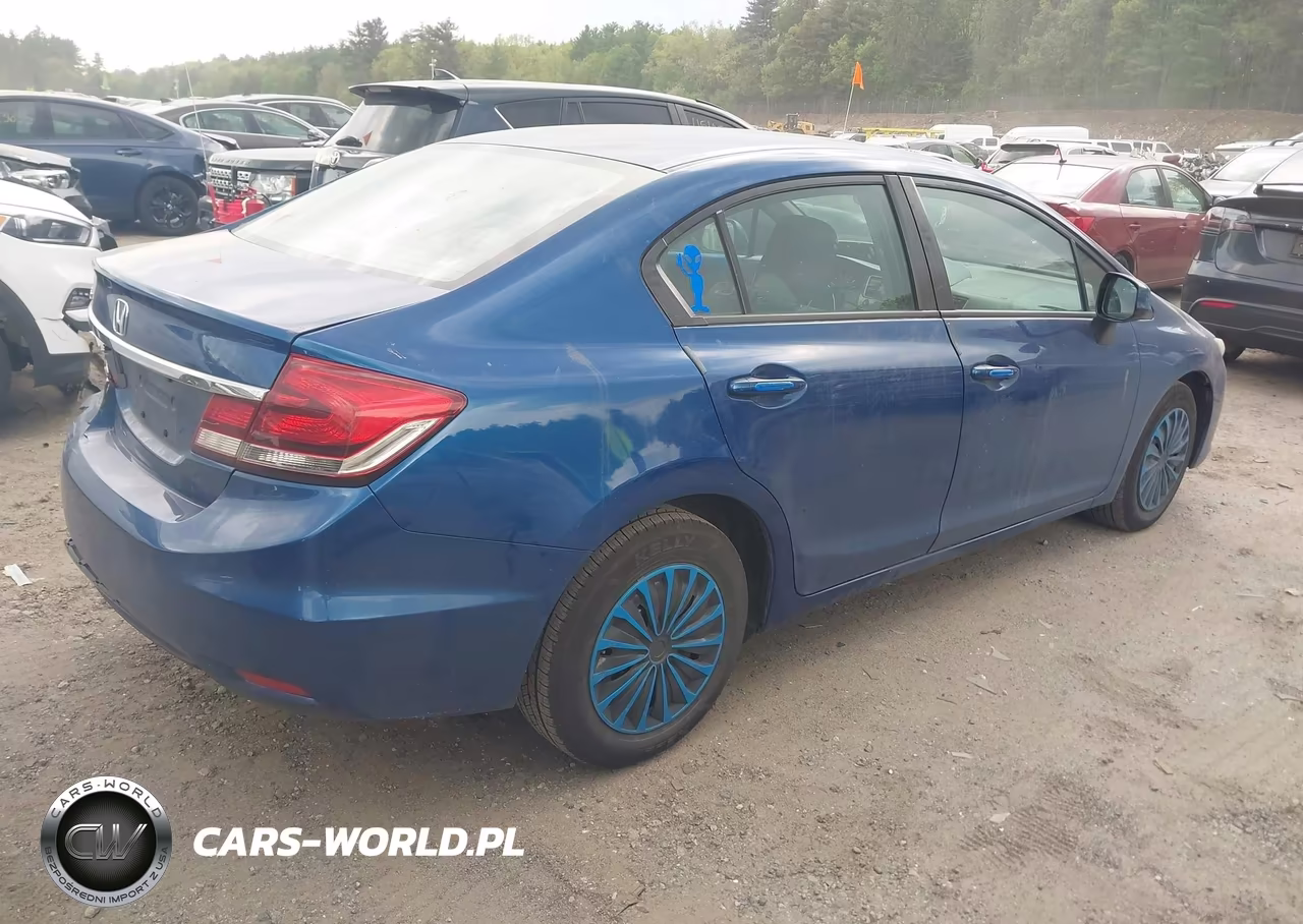 2013 Honda Civic Lx VIN:2HGFB2F57DH577422 - 4