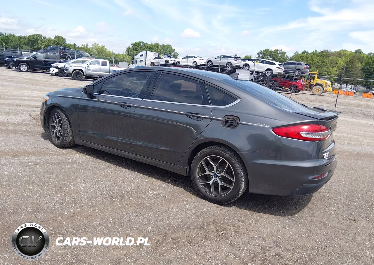 2019 Ford Fusion Se VIN:3FA6P0HD0KR102016 - 3