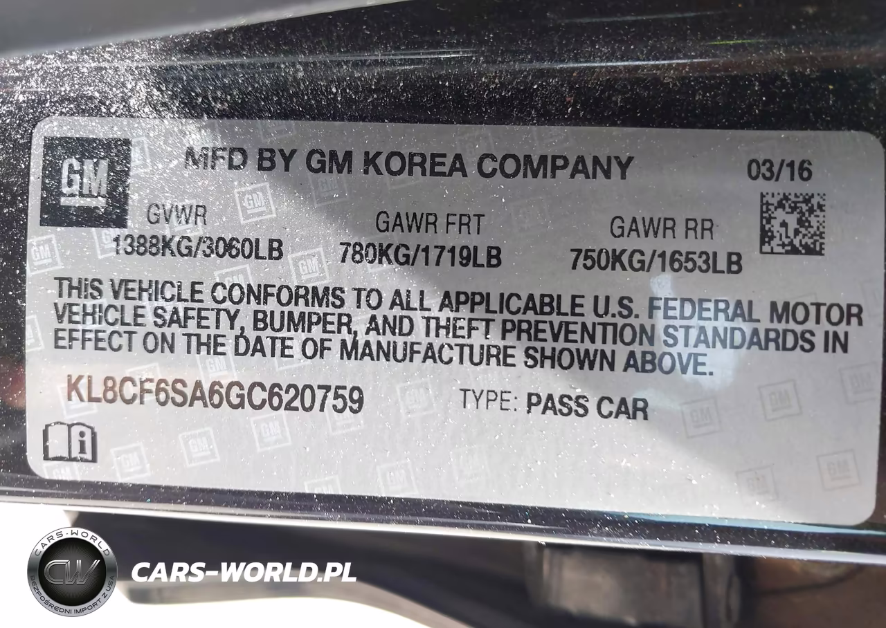 2016 Chevrolet Spark 2Lt Cvt VIN:KL8CF6SA6GC620759 - 9