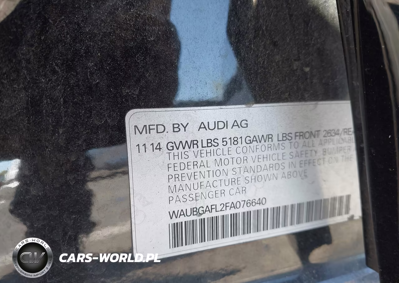 2015 Audi S4 3.0T Premium Plus VIN:WAUBGAFL2FA076640 - 9