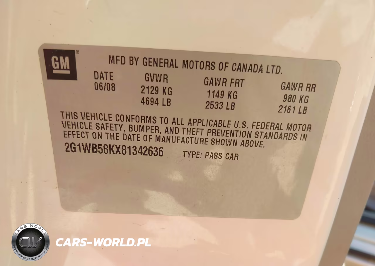 2008 Chevrolet Impala Ls VIN:2G1WB58KX81342636 - 9