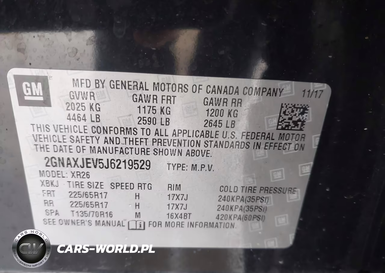 2018 Chevrolet Equinox Lt VIN:2GNAXJEV5J6219529 - 9