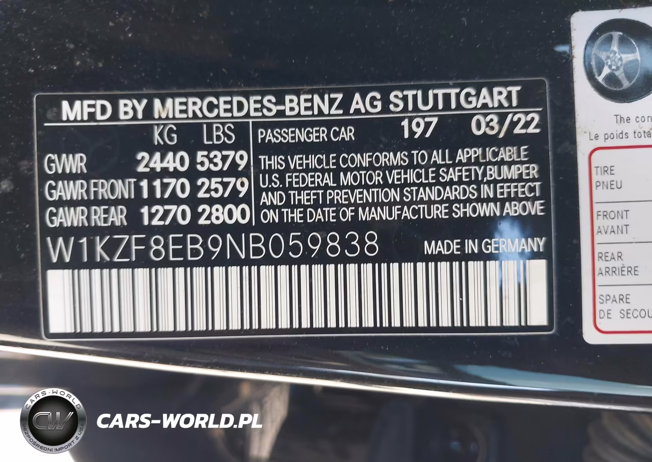 2022 Mercedes-Benz E 350 4Matic VIN:W1KZF8EB9NB059838 - 9