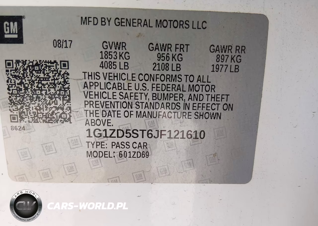2018 Chevrolet Malibu Lt VIN:1G1ZD5ST6JF121610 - 9