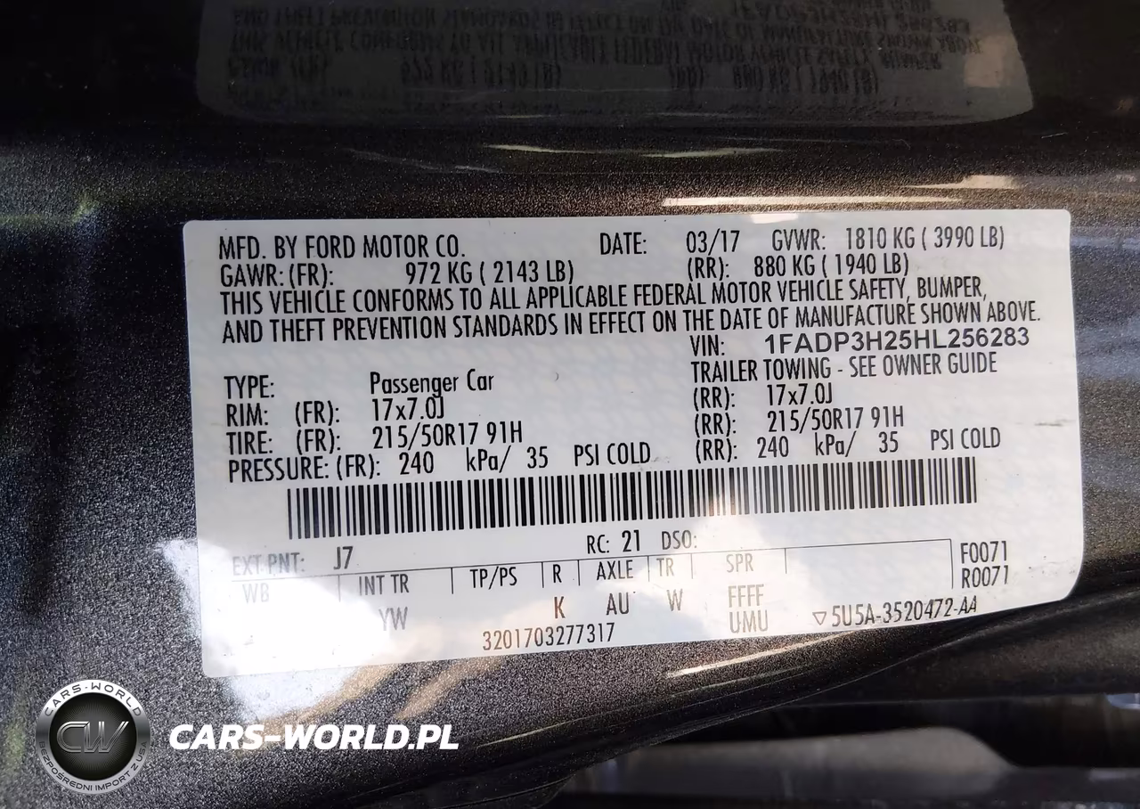 2017 Ford Focus Sel VIN:1FADP3H25HL256283 - 9