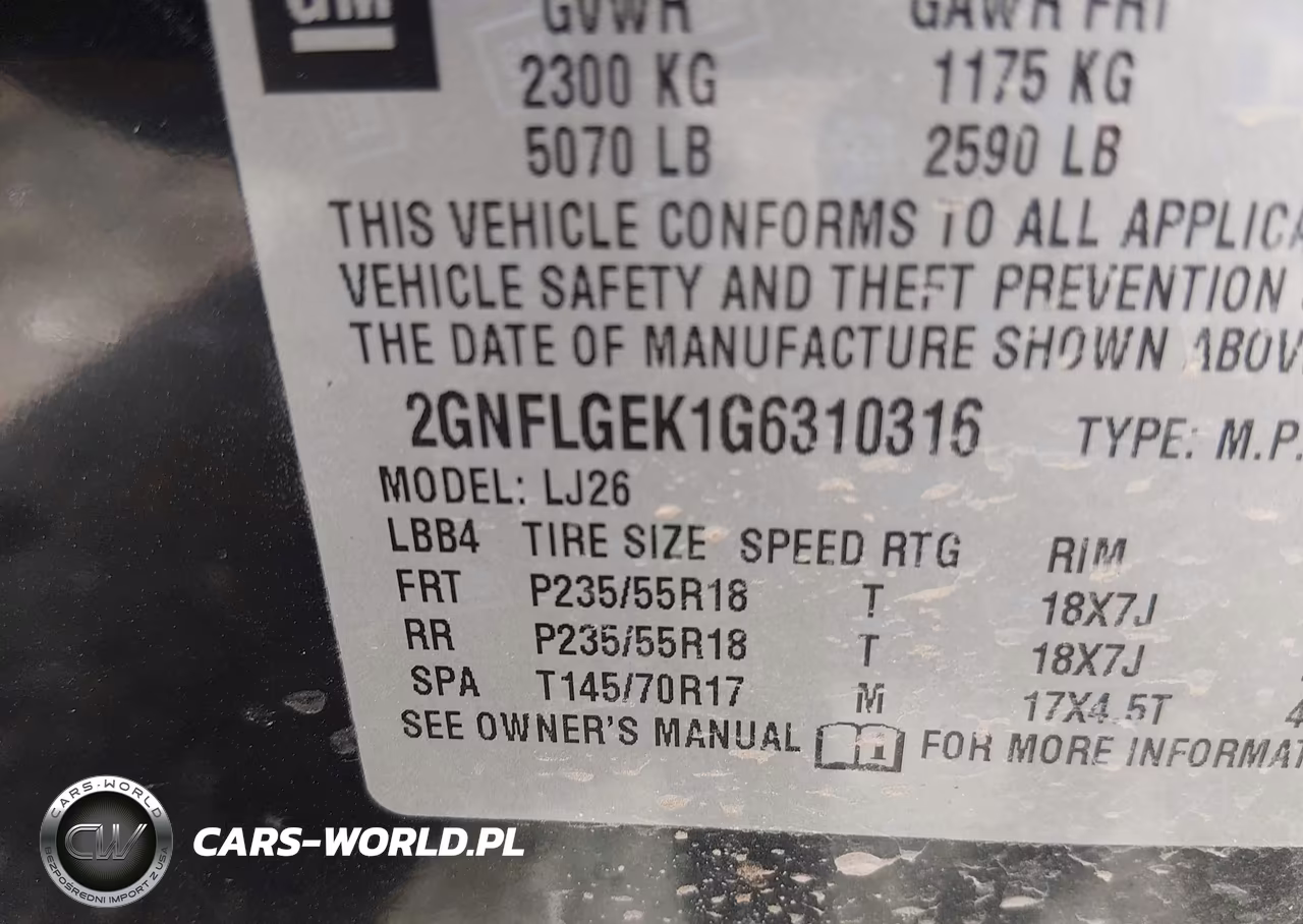 2016 Chevrolet Equinox Ltz VIN:2GNFLGEK1G6310316 - 9