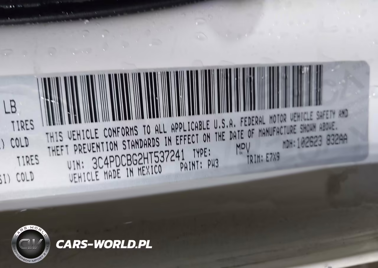 2017 Dodge Journey Sxt VIN:3C4PDCBG2HT537241 - 9