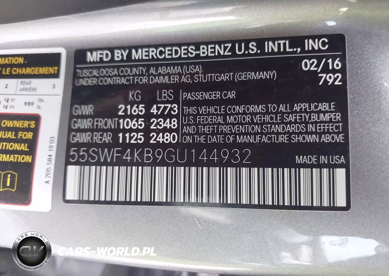 2016 Mercedes-Benz C 300 4Matic VIN:55SWF4KB9GU144932 - 9