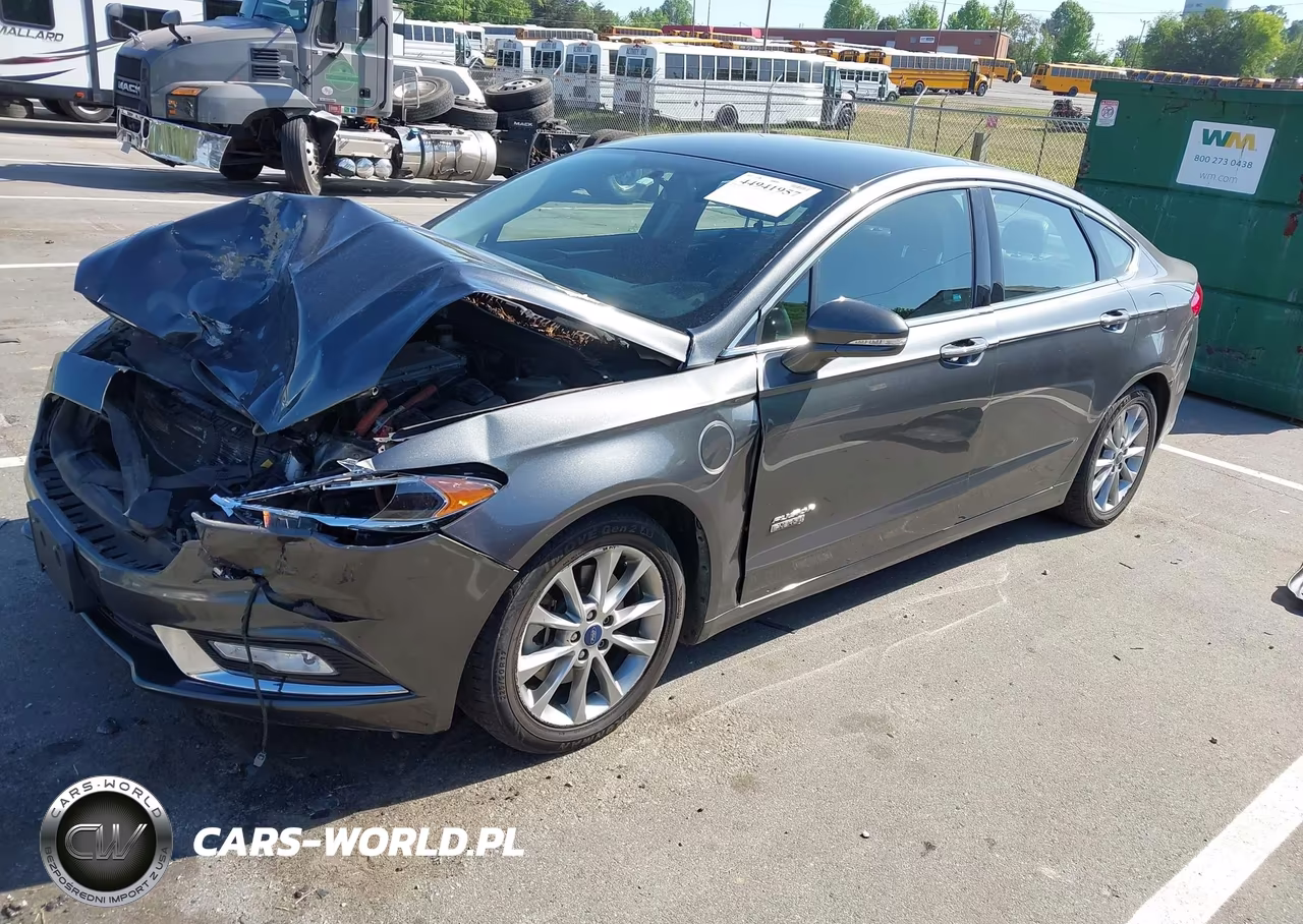 2017 Ford Fusion Energi Se Luxury VIN:3FA6P0PU1HR198930 - 2