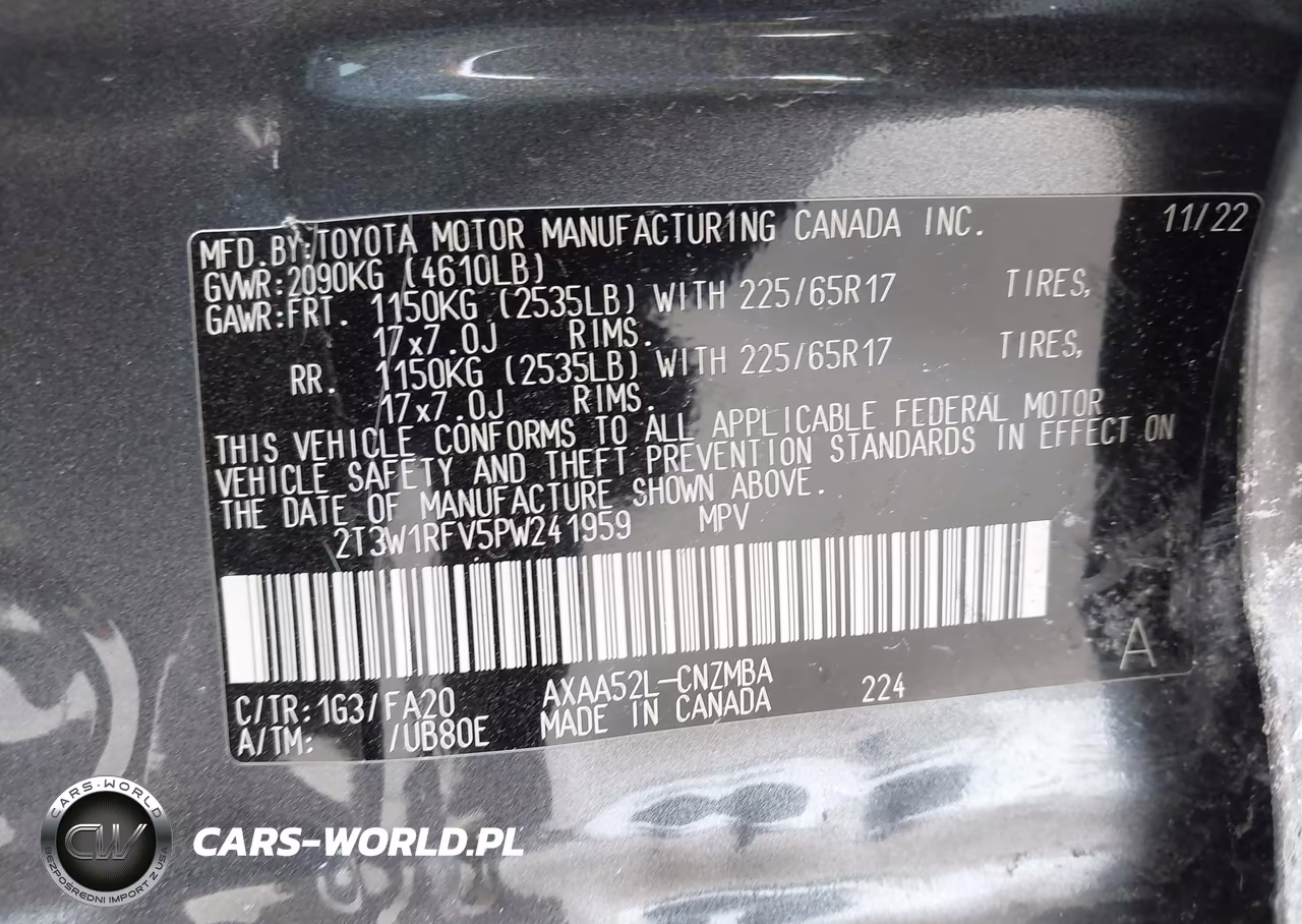 2023 Toyota Rav4 Xle VIN:2T3W1RFV5PW241959 - 9