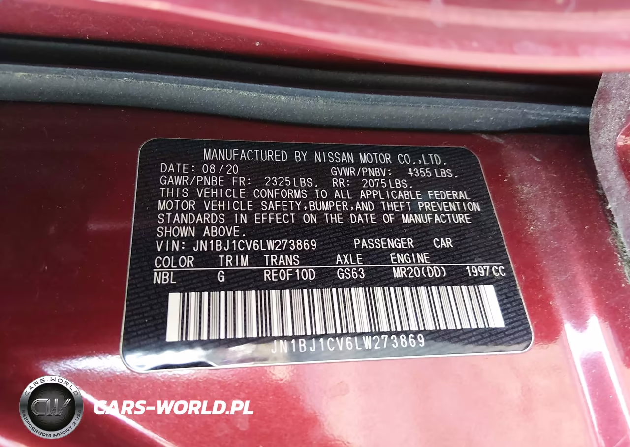 2020 Nissan Rogue Sport S Fwd Xtronic Cvt VIN:JN1BJ1CV6LW273869 - 9