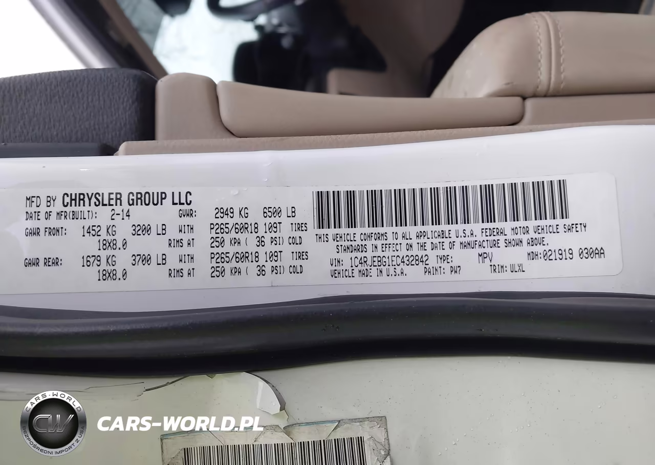 2014 Jeep Grand Cherokee Limited VIN:1C4RJEBG1EC432842 - 9