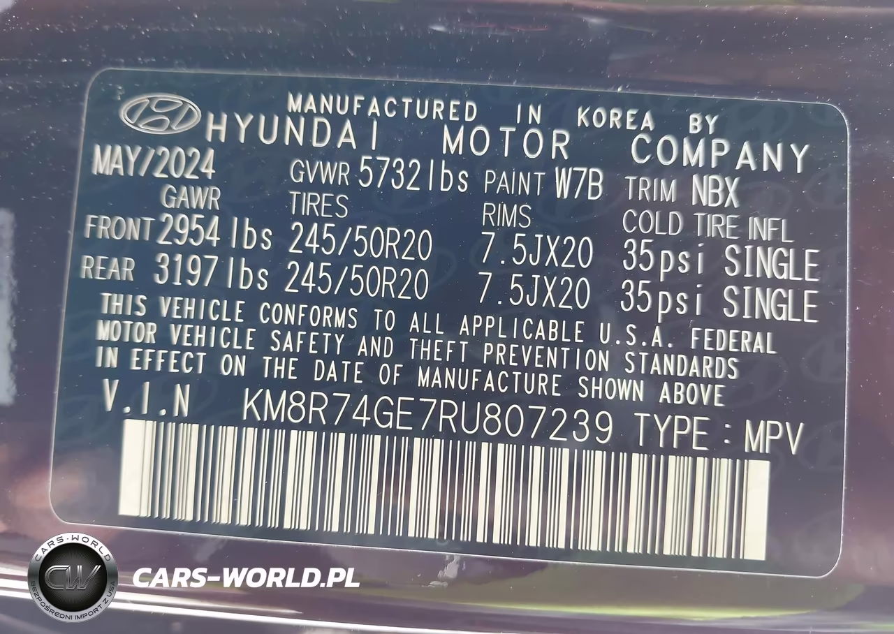 2024 Hyundai Palisade Calligraphy VIN:KM8R74GE7RU807239 - 9