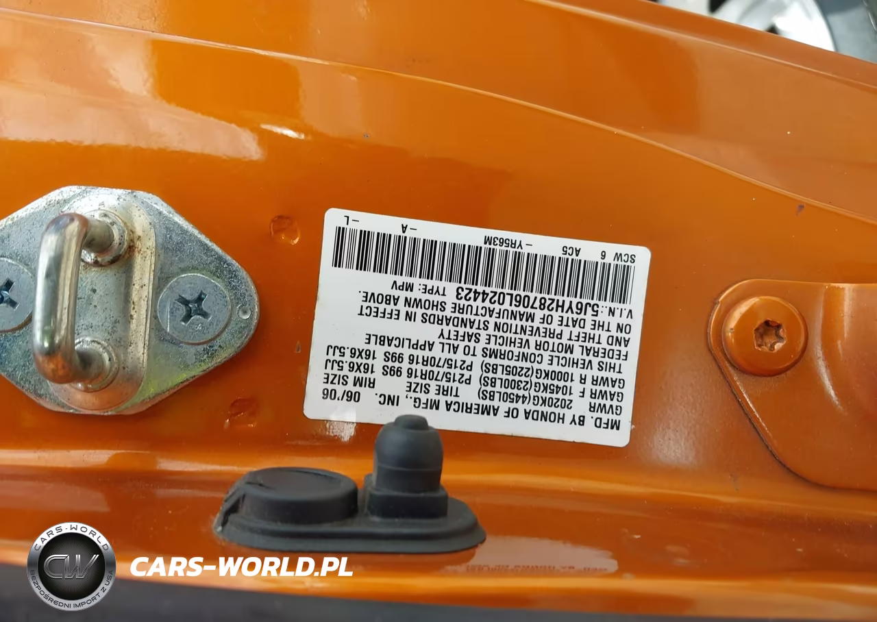 2006 Honda Element Ex-P VIN:5J6YH28706L024423 - 9