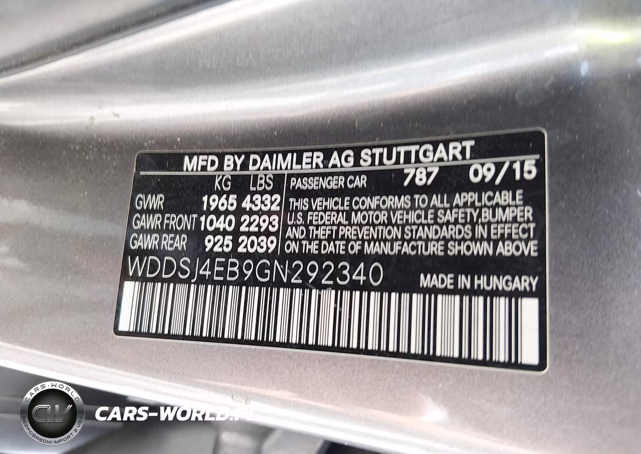 2016 Mercedes-Benz Cla 250 VIN:WDDSJ4EB9GN292340 - 9